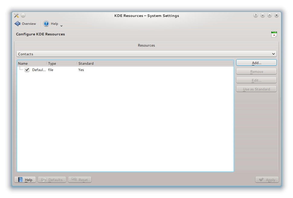 KDE4: Mockup Sources